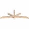 Ekena Millwork Alberta Smooth Timber Gable Bracket, Douglas Fir, 72"W x 30"H x 3 1/2"D x 3 1/2"F, 10/12 Pitch GBW072X30X0404ALB00SDF - alternate 5